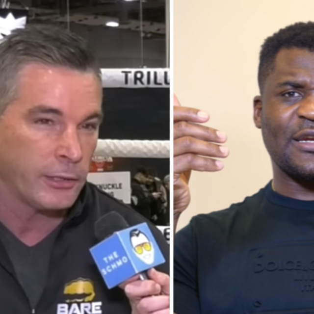 David Feldman (lijevo) i Francis Ngannou (desno)