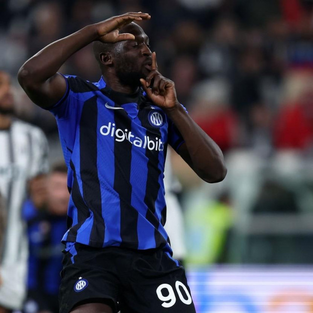 Romelu Lukaku slavi gol protiv Juventusa