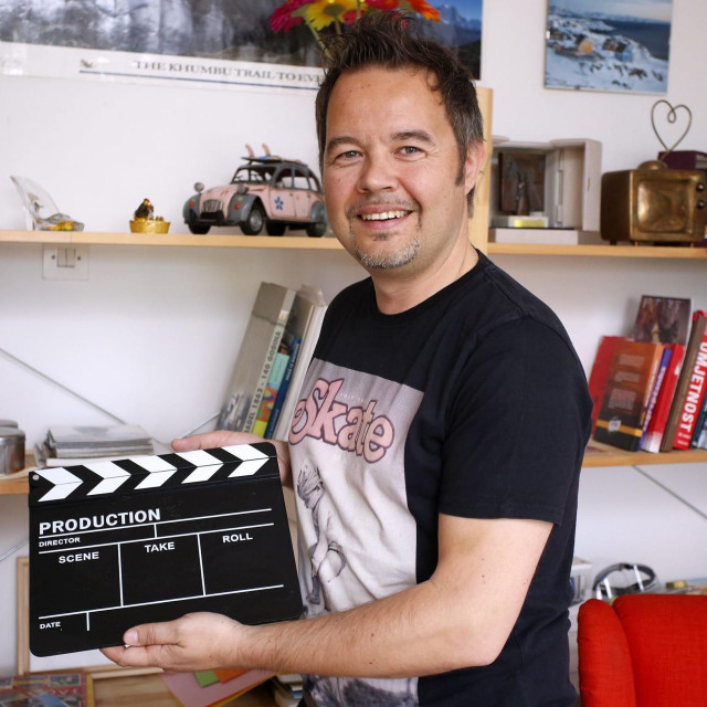 Snimanje dokumentarnog filma o televiziji u Hrvatskoj sa Robertom Knjazom