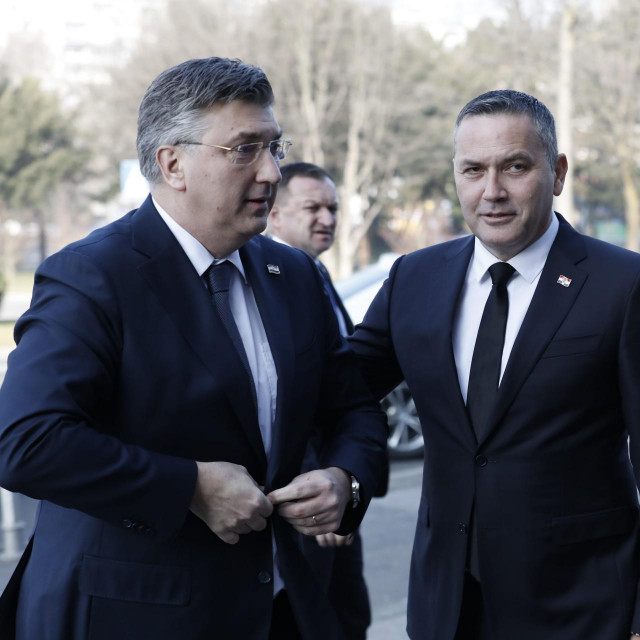 Andrej Plenković i Marijan Kustić