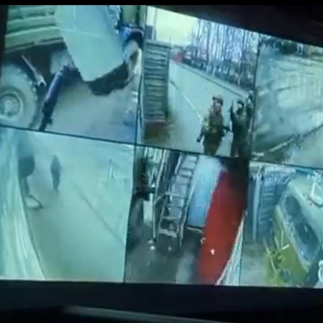 Projekcija na granici s Bjelorusijom