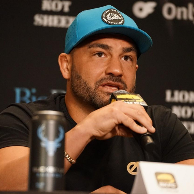 LAS VEGAS, NV - APRIL 4: Eddie Alvarez attends the BKFC 41 official pre-fight press conference on April 4, 2023, at the Palms Casino in Las Vegas, NV.,Image: 767447498, License: Rights-managed, Restrictions: * France, Italy, and Japan Rights OUT *, Model Release: no, Credit line: Amy Kaplan/Zuma Press/Profimedia