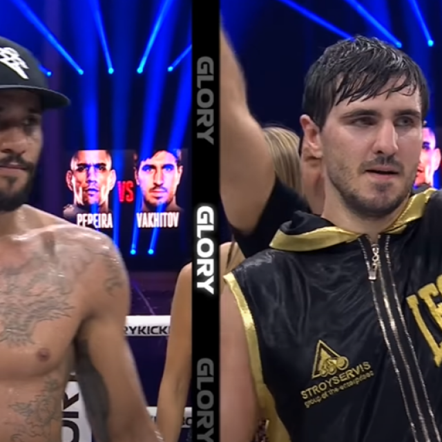 Alex Pereira (lijevo) i Artem Vakhitov (desno)