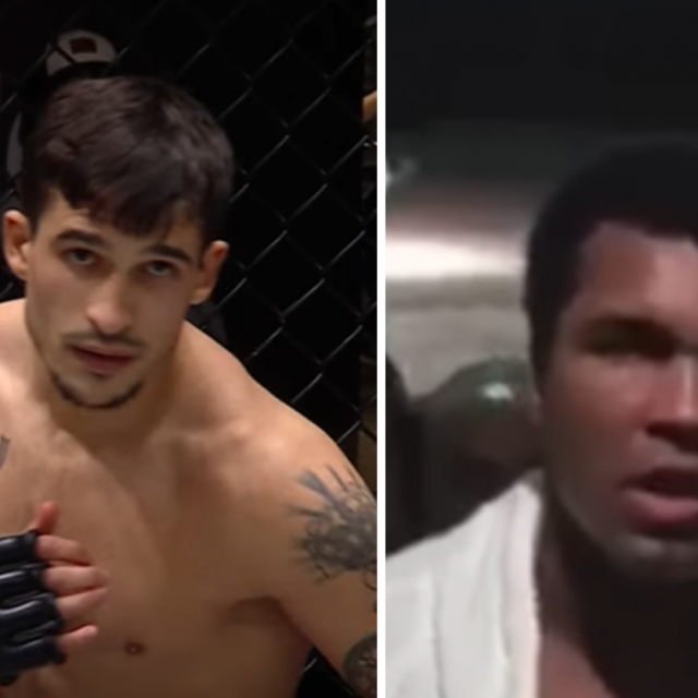 Biaggio Ali Walsh (lijevo) i Muhammad Ali (desno)