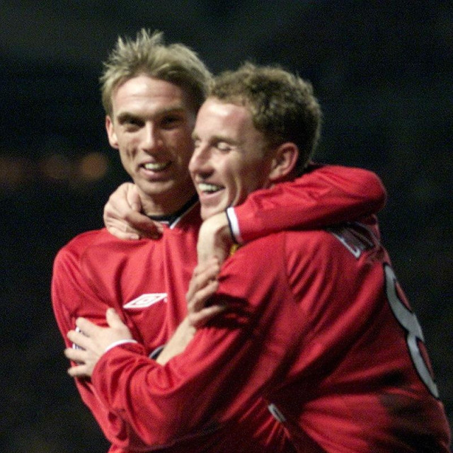 Luke Chadwick (lijevo) i Nicky Butt