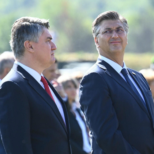 Zoran Milanović i Andrej Plenković