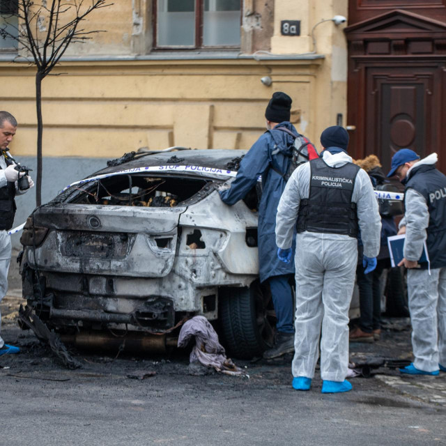 Zapaljeni BMW sutkinje Vlaste Šimenić-Kovač