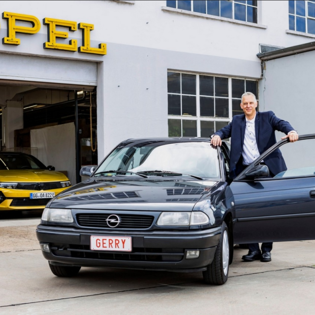 Gerry Dirix i Opel Astra F