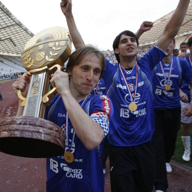 Luka Modrić u dresu Dinama