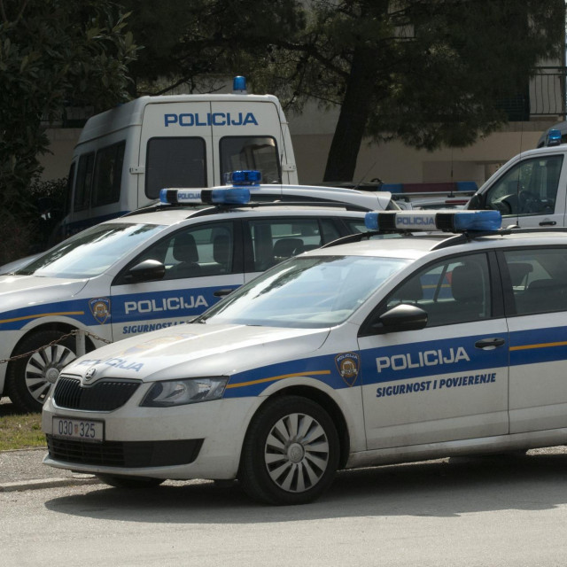 Policijski automobili; ilustracija
