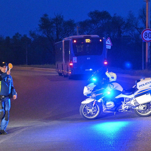 Očevid prometne nesreće u Aleji Grada Bologne