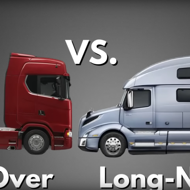 ‘Cabover‘ i kamion s ‘dugim nosom‘ (ilustracija)