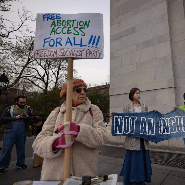 Pro choice prosvjed u New Yorku