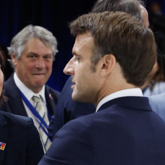 Annalena Baerbock i Emmanuel Macron