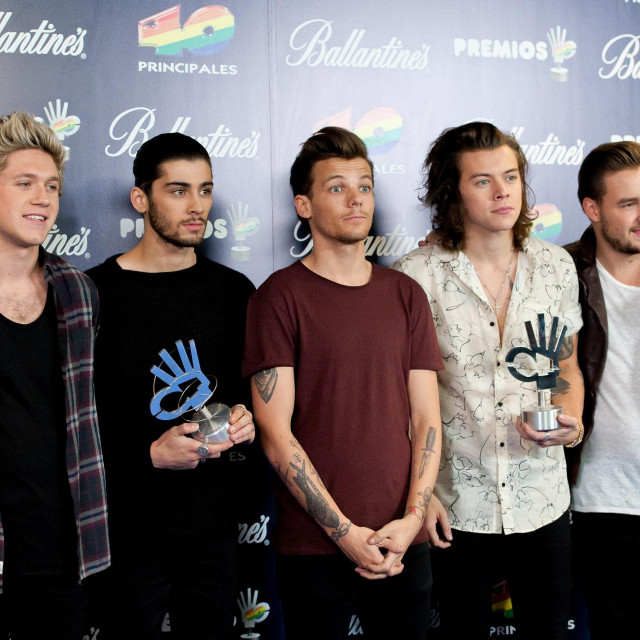 Niall Horan, Zayn Malik, Louis Tomlinson, Harry Styles i Liam Payne