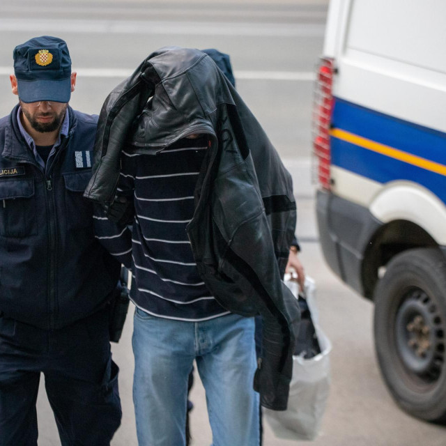 Privođenje osumnjičenog za podmetanje požara