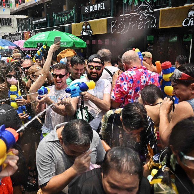Ovogodišnja proslava festivala Songkran u Khao San ulici 