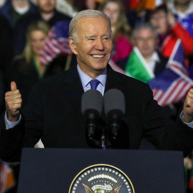 Joe Biden tijekom posjeta Irskoj