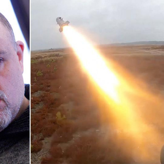 Igor Tabak; ispaljivanje projektila Brimstone negdje u Ukrajini