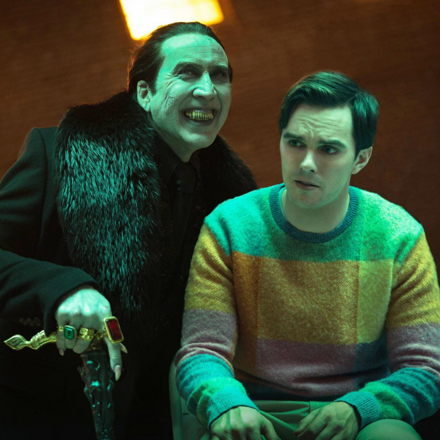 Nicholas Hoult i Nicolas Cage, Universal Pictures Renfield (2023). 