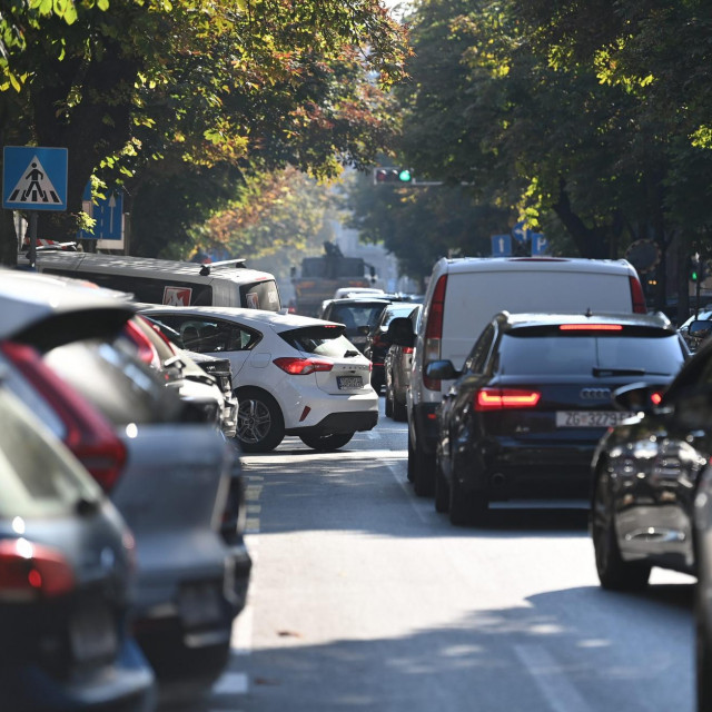 Prometna gužva u Zagrebu (ilustracija)