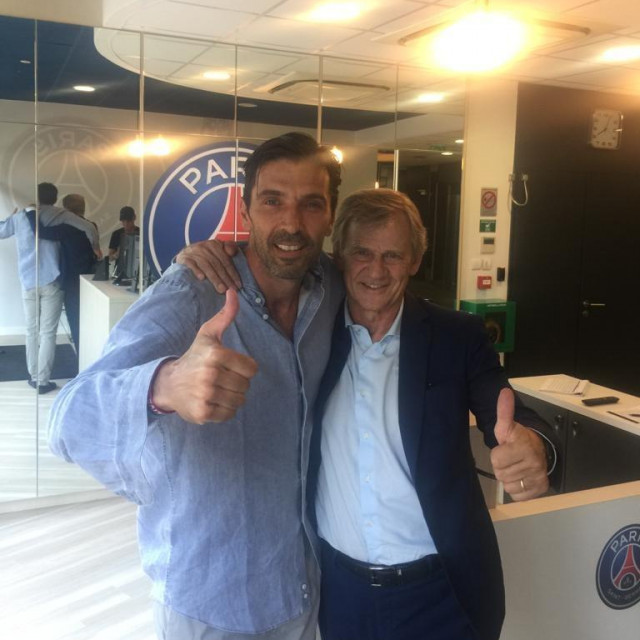 Silvano Martina i Gigi Buffon