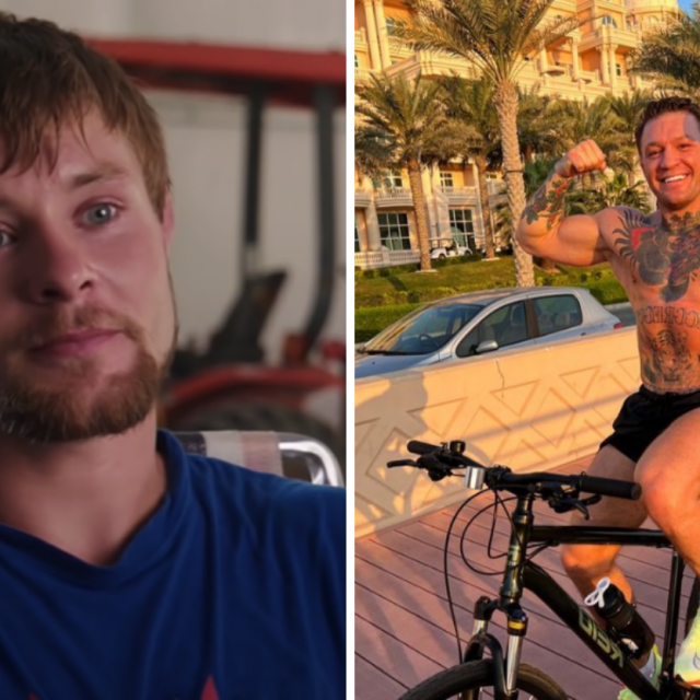 Bryce Mitchell (lijevo) i Conor McGregor (desno)