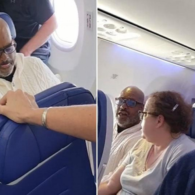 Uzrujani putnik s leta za Orlando