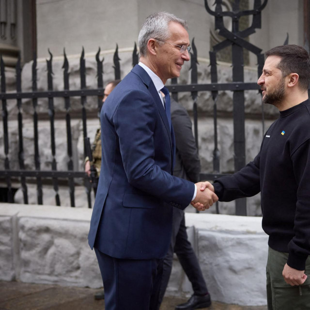 Jens Stoltenberg s Volodimirom Zelenskim u Kijevu