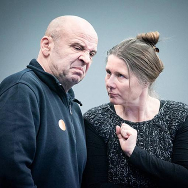 Sreten Mokrović i Nataša Dorčić u ‘Ćelavoj pjevačici‘