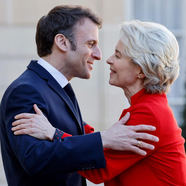 Emmanuel Macron i Ursula von der Leyen