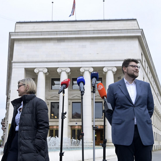 Sandra Benčić i Peđa Grbin