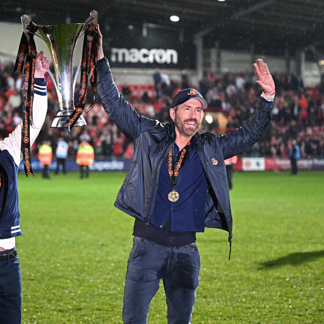 Suvlasnici Wrexhama Rob McElhenney (lijevo) i Ryan Reynolds 