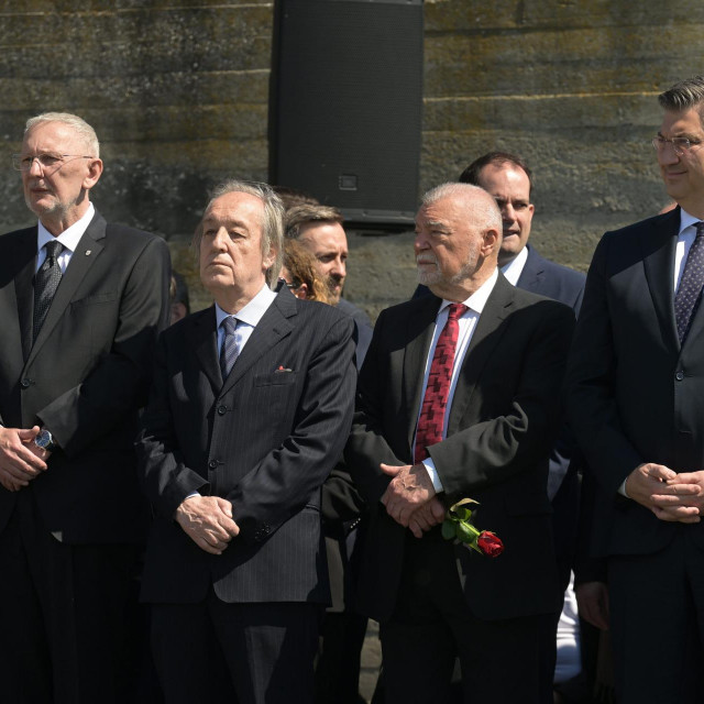 Davor Božinović, Furio Radin, Stjepan Mesić, Andrej Plenković