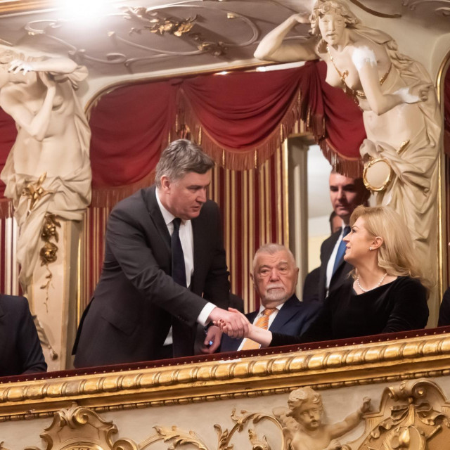 Sanja Musić Milanovic, Zoran Milanović, Stjepan Mesić i Kolinda Grabar-Kitarović