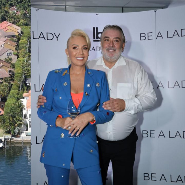 Miami Beach (ilustracija lijevo), Lepa Brena i Slobodan Živojinović (desno)