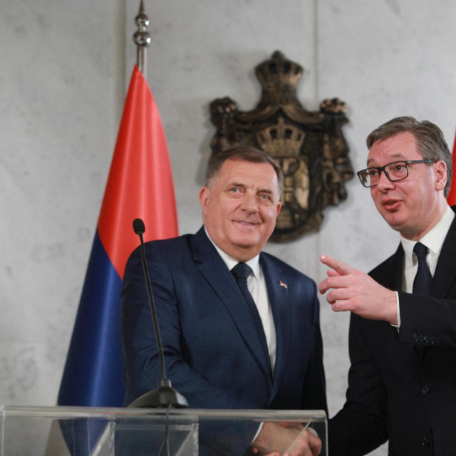Milorad Dodik i Aleksandar Vučić