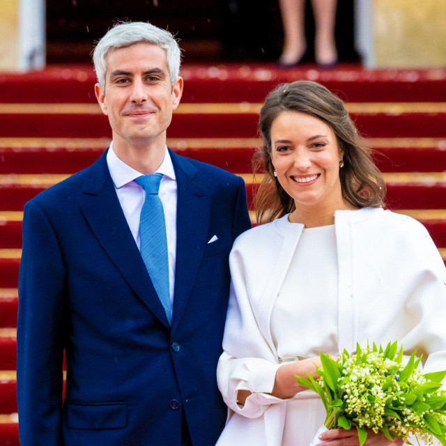 Presretni mladenci, princeza Alexandra s odabranikom Nicolasom Bagoryjem