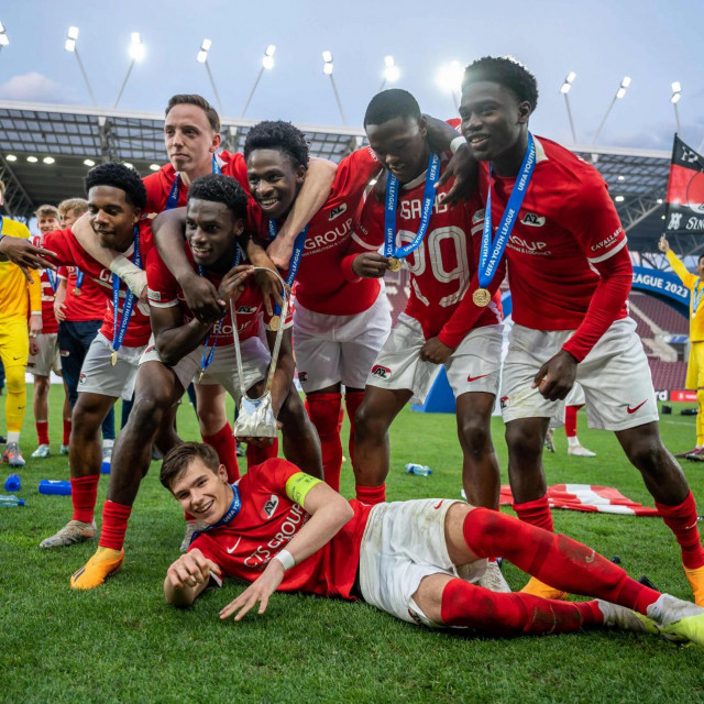 Slavlje igrača AZ Alkmaara nakon osvajanja trofeja