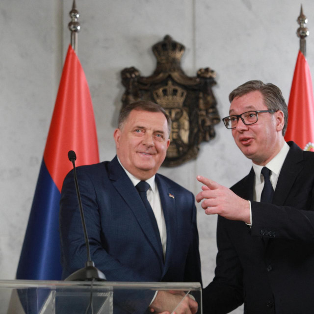 Milorad Dodik i Aleksandar Vučić