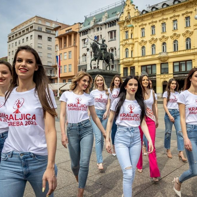 Irena Jakičić i kandidatkinje za Kraljicu Zagreba