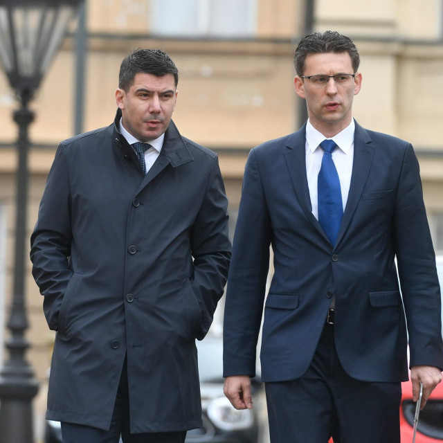 Lideri Mosta Nikola Grmoja i Božo Petrov