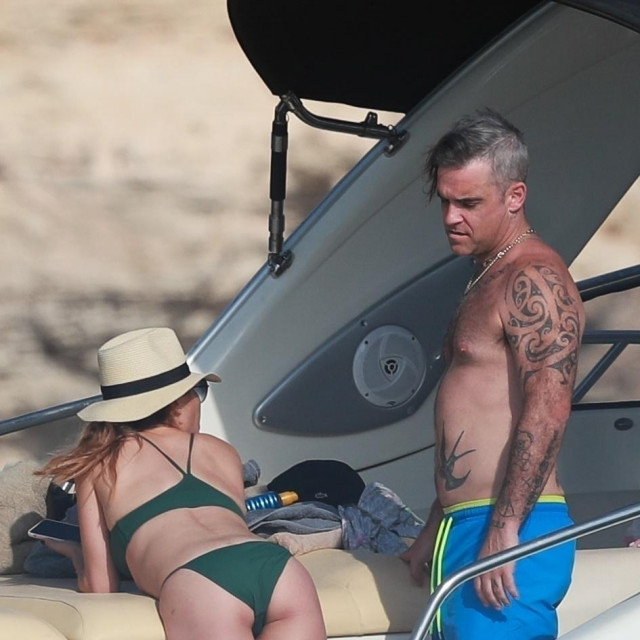 Robbie Williams i Ayda Field