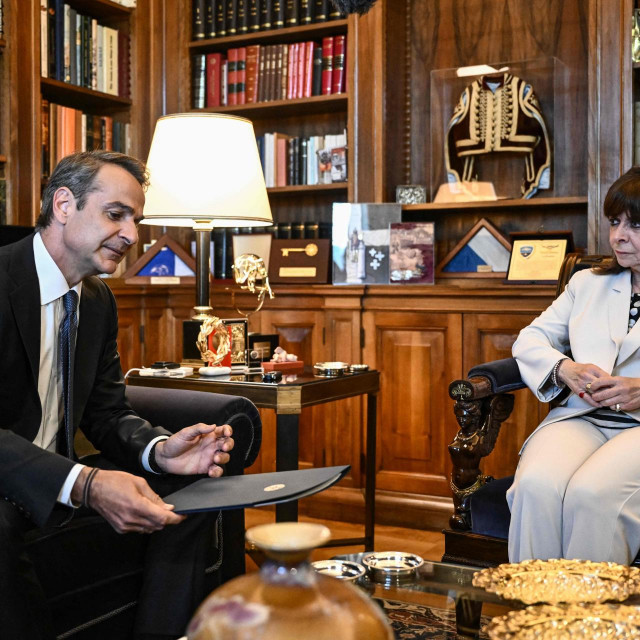 Kyriakos Mitsotakis i Katerina Sakellaropoulou