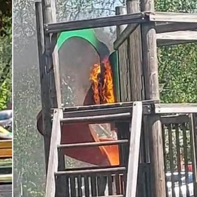 Požar u dječjem parku