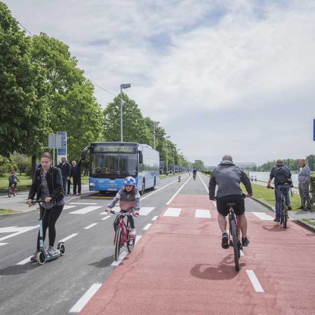 Nove biciklističke staze na Jarunu
