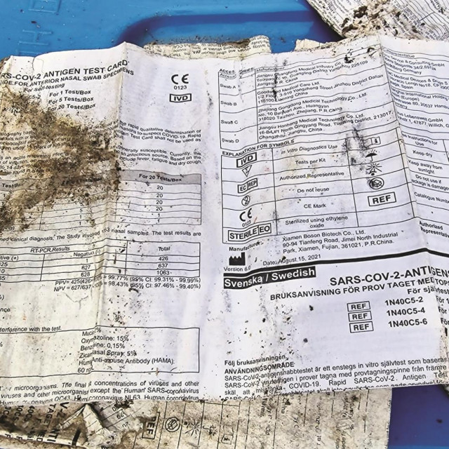 Deklaracije za SARS-CoV-21 antigenske testove na nekoliko jezika