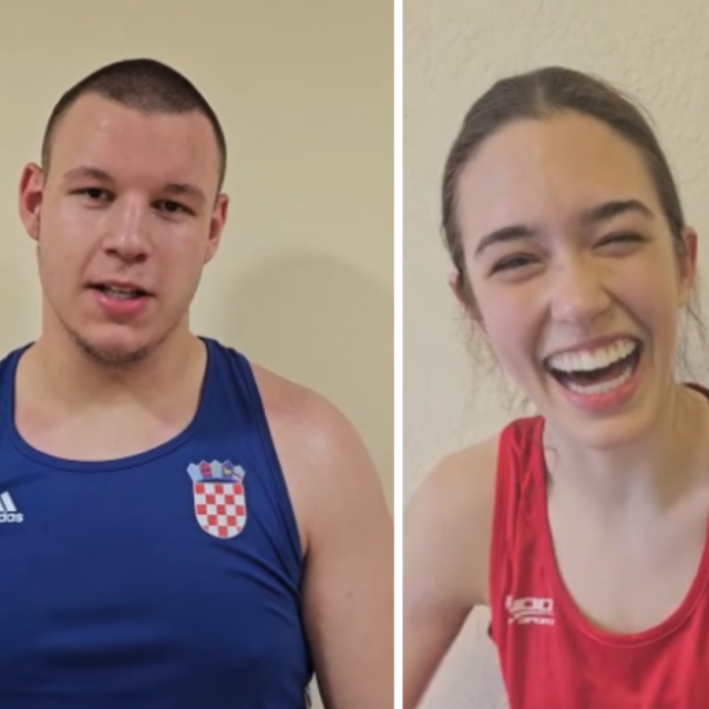 Lovro Pavčec (lijevo) i Mariela Šteko (desno)