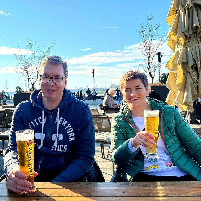 Aleksandar Vučić i Ana Brnabić