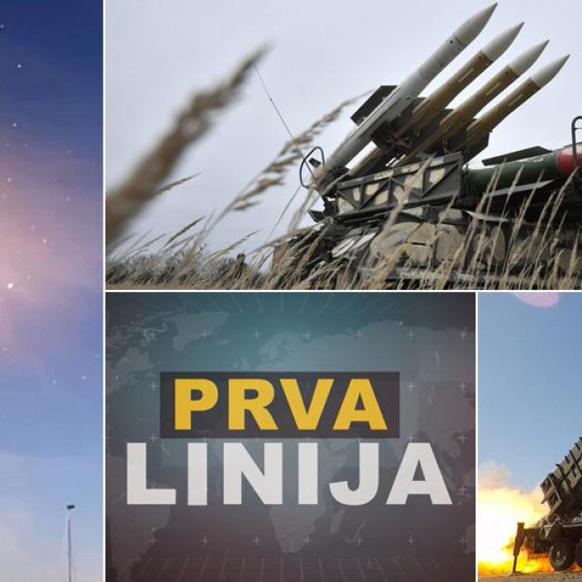 Ruski sustav S-300 ispaljuje projektil; ruski PZO sustav Kub; američki sustav Patriot tijekom ispaljivanja rakete